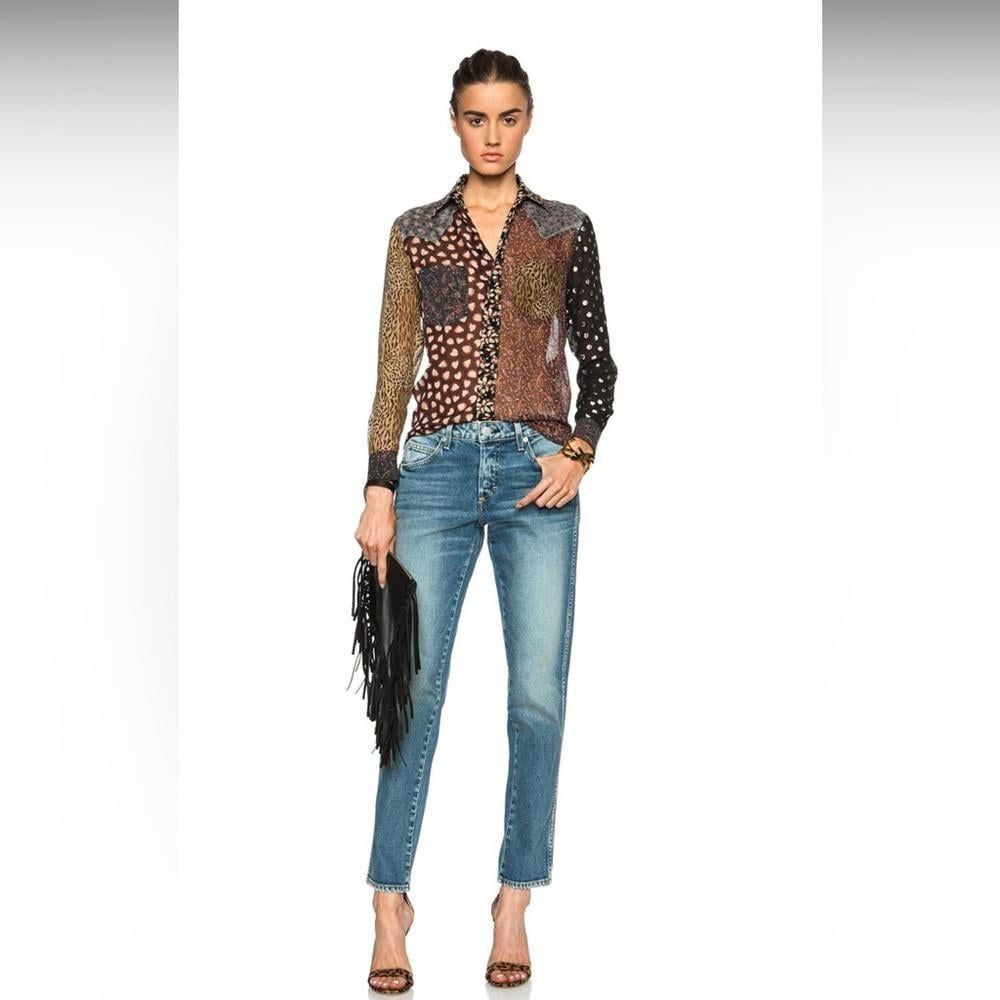 AMO Blue Skinny Jeans Modern Fit